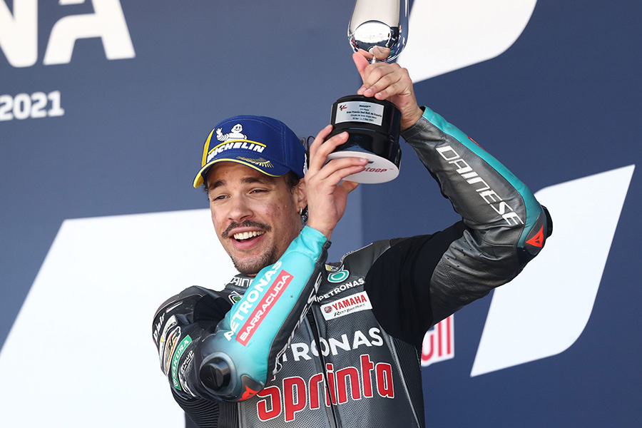 Franco Morbidelli ends #SpanishGP third, his first podium of 2021 ...